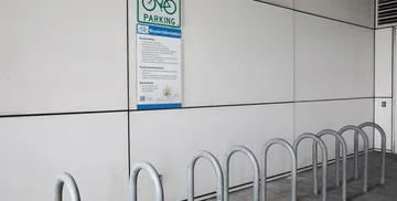 Bicycle parking at SFO