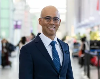 Headshot of Airport Director Mike Nakornkhet